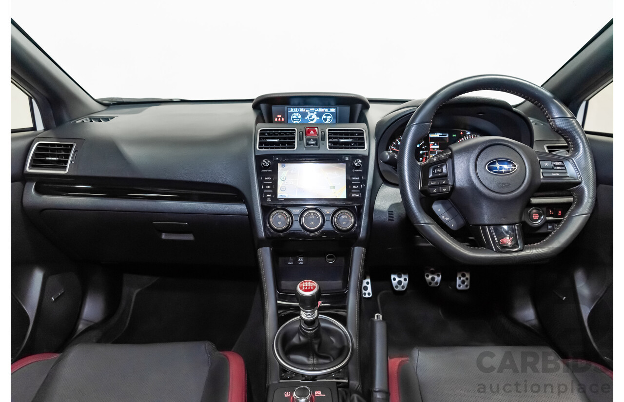 3/2018 Subaru WRX STi (AWD) VA MY18 4d Sedan Crystal White Pearl Turbo 2.5L