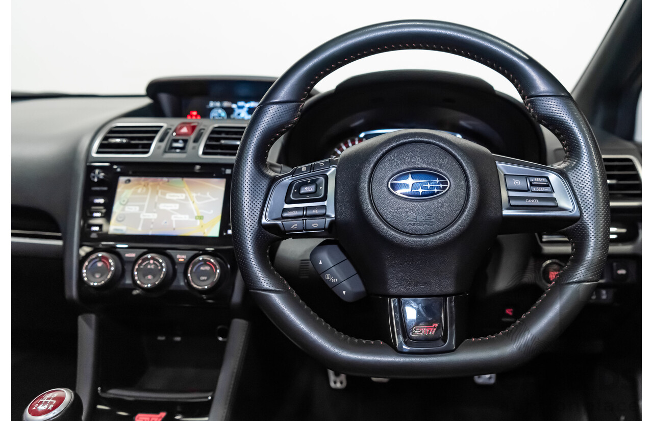 3/2018 Subaru WRX STi (AWD) VA MY18 4d Sedan Crystal White Pearl Turbo 2.5L