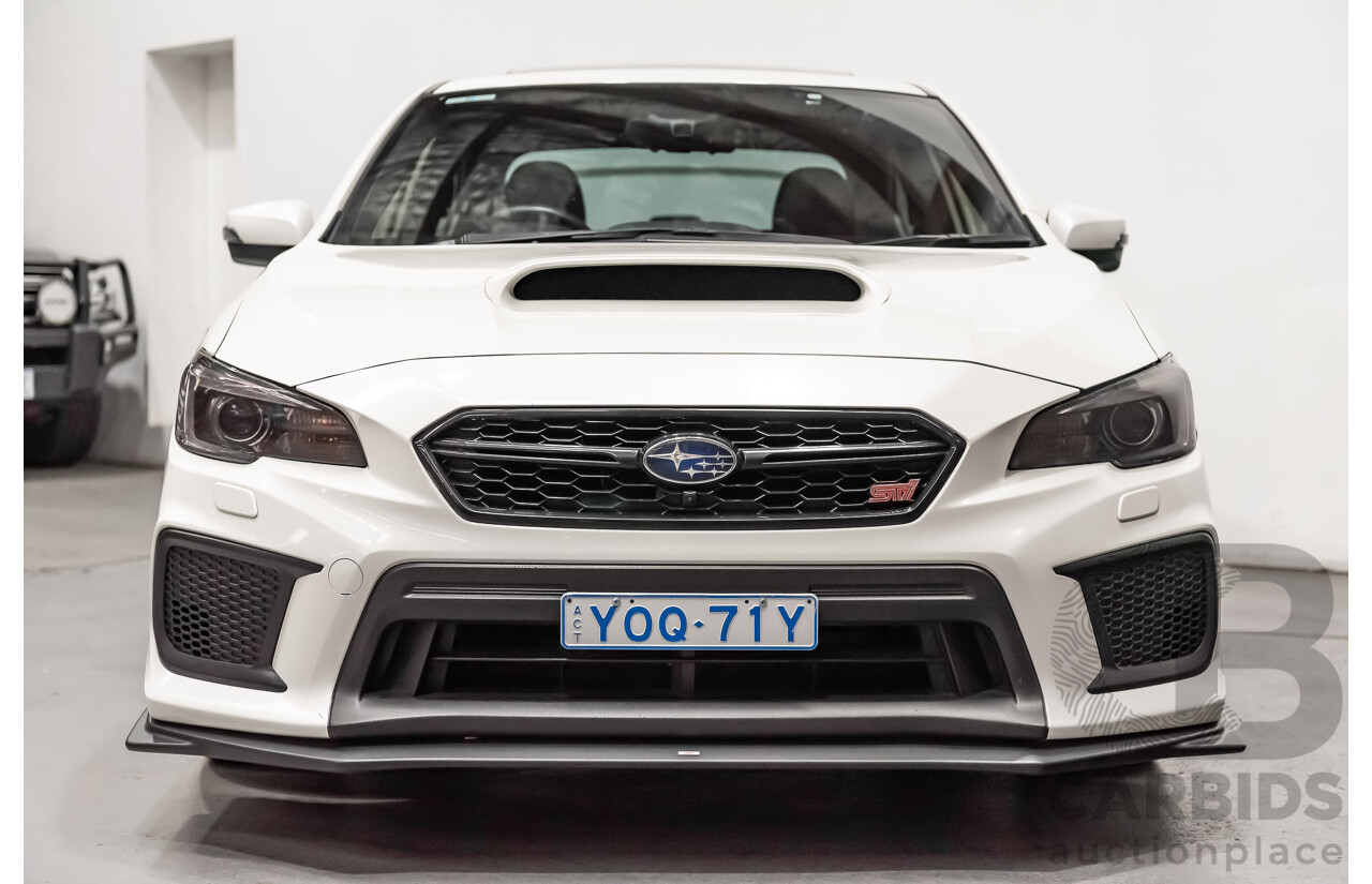 3/2018 Subaru WRX STi (AWD) VA MY18 4d Sedan Crystal White Pearl Turbo 2.5L