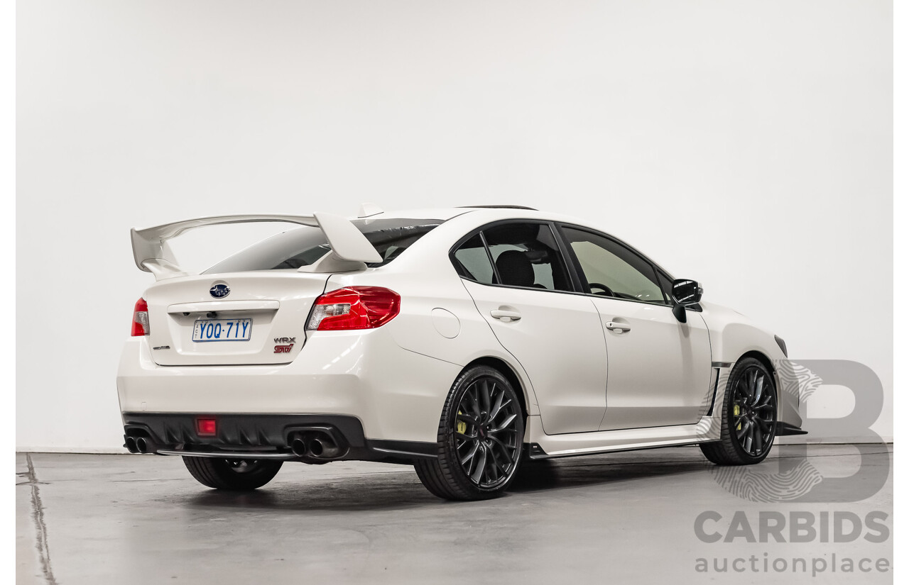 3/2018 Subaru WRX STi (AWD) VA MY18 4d Sedan Crystal White Pearl Turbo 2.5L