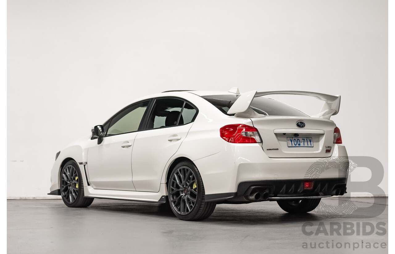 3/2018 Subaru WRX STi (AWD) VA MY18 4d Sedan Crystal White Pearl Turbo 2.5L