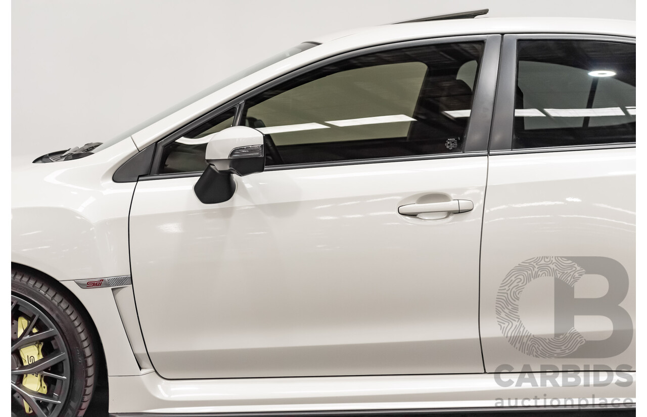 3/2018 Subaru WRX STi (AWD) VA MY18 4d Sedan Crystal White Pearl Turbo 2.5L