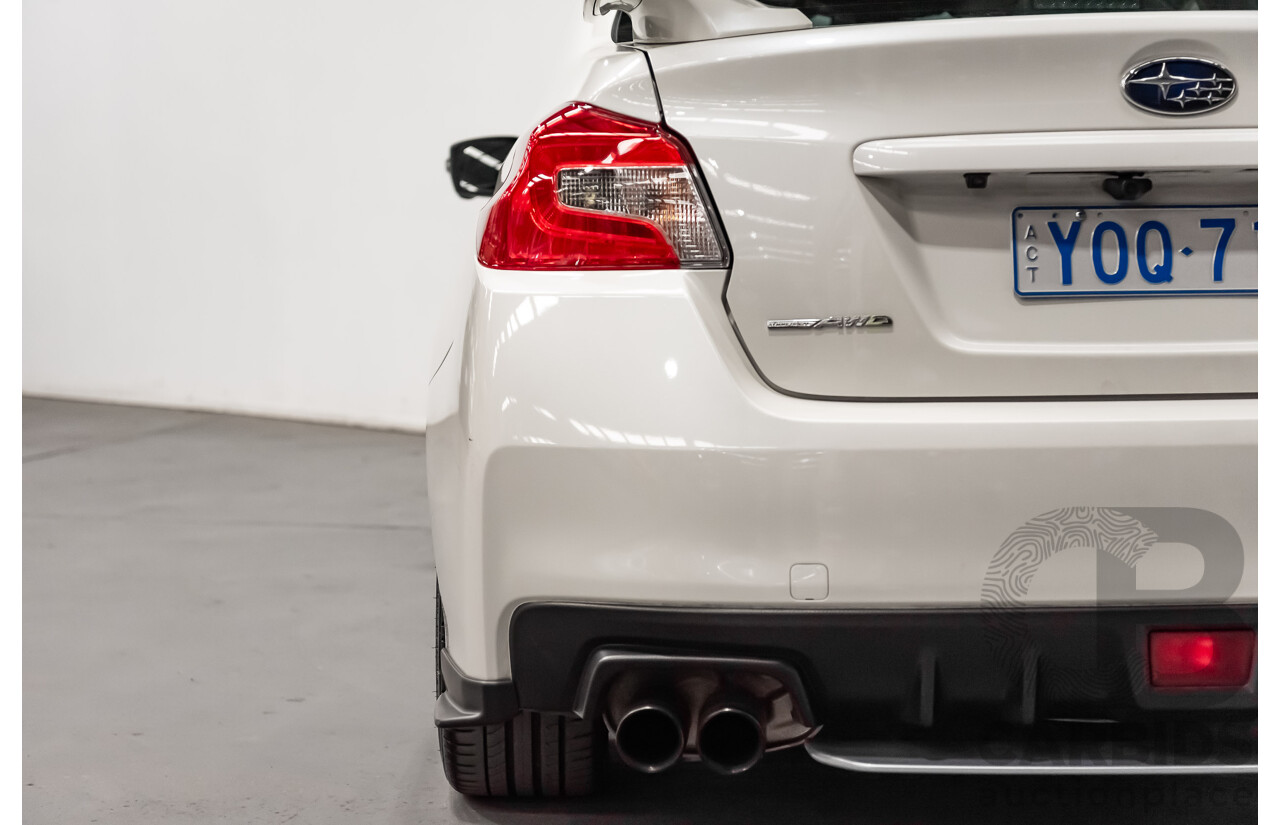 3/2018 Subaru WRX STi (AWD) VA MY18 4d Sedan Crystal White Pearl Turbo 2.5L