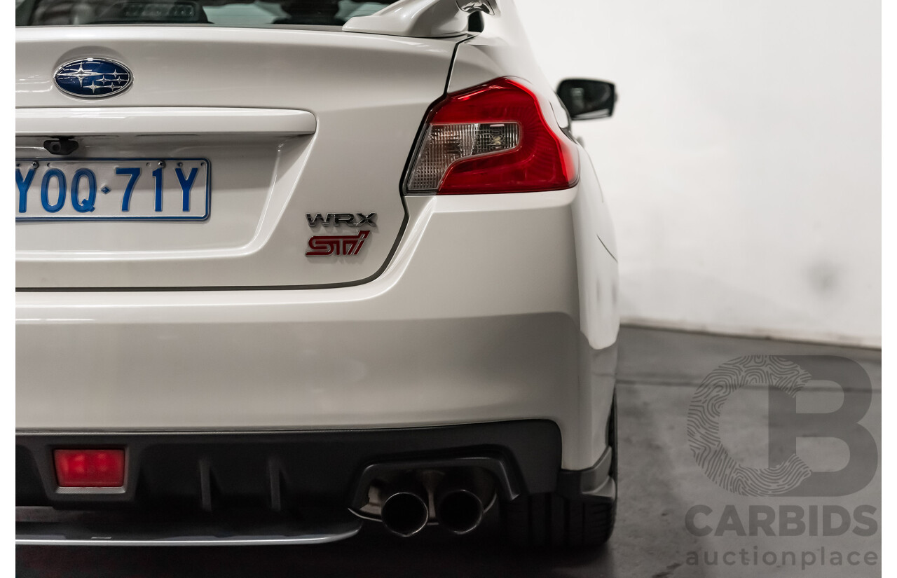 3/2018 Subaru WRX STi (AWD) VA MY18 4d Sedan Crystal White Pearl Turbo 2.5L
