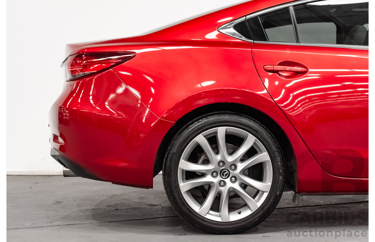 6/2013 Mazda 6 Atenza 6C 4d Sedan Soul Red Metallic Turbo Diesel 2.2L