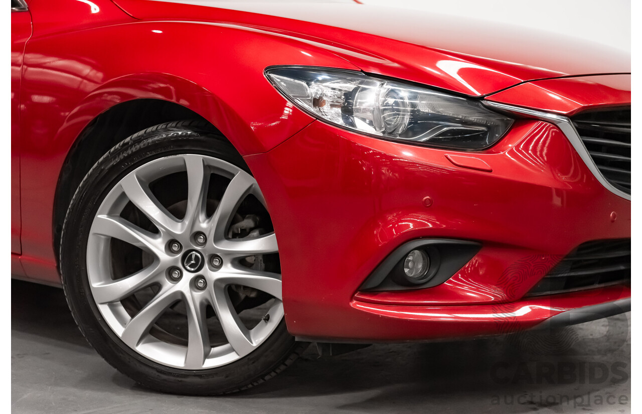 6/2013 Mazda 6 Atenza 6C 4d Sedan Soul Red Metallic Turbo Diesel 2.2L