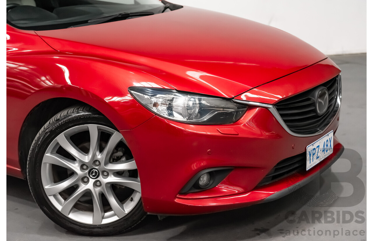 6/2013 Mazda 6 Atenza 6C 4d Sedan Soul Red Metallic Turbo Diesel 2.2L