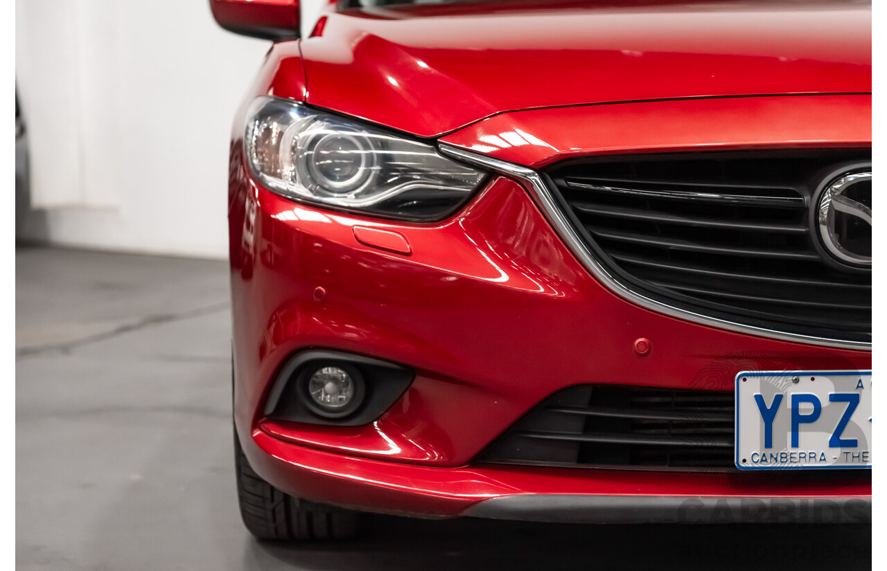 6/2013 Mazda 6 Atenza 6C 4d Sedan Soul Red Metallic Turbo Diesel 2.2L