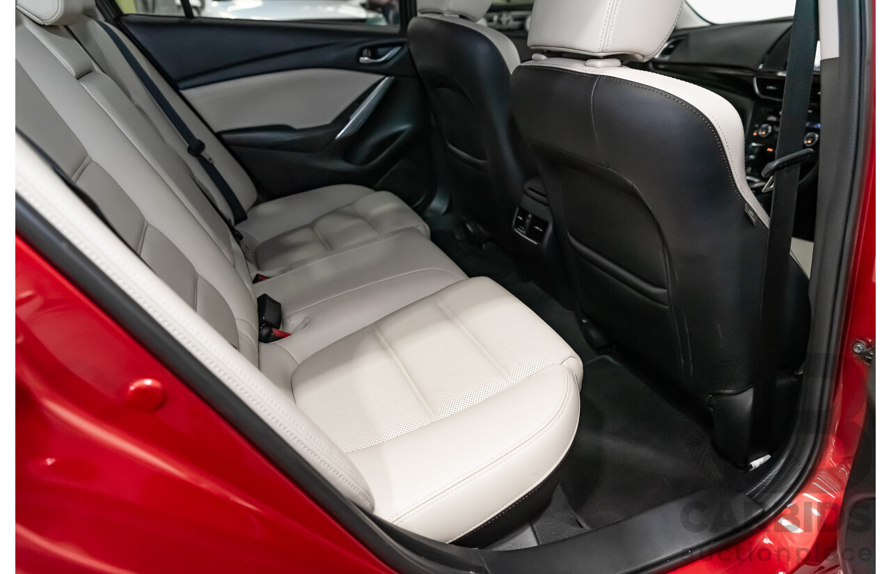 6/2013 Mazda 6 Atenza 6C 4d Sedan Soul Red Metallic Turbo Diesel 2.2L