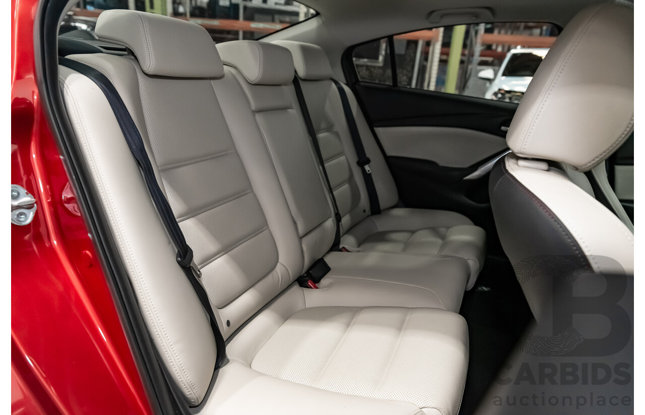 6/2013 Mazda 6 Atenza 6C 4d Sedan Soul Red Metallic Turbo Diesel 2.2L