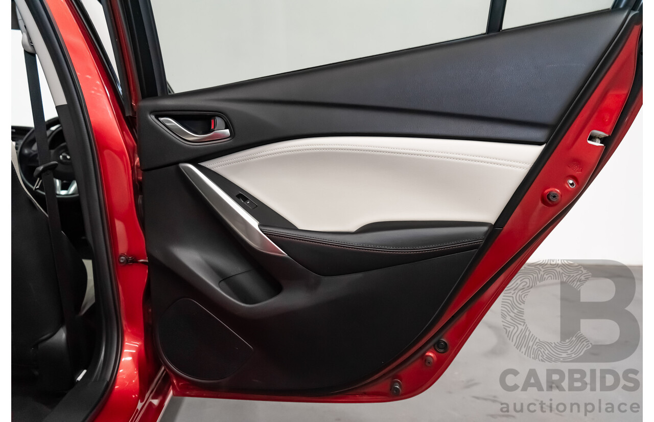 6/2013 Mazda 6 Atenza 6C 4d Sedan Soul Red Metallic Turbo Diesel 2.2L