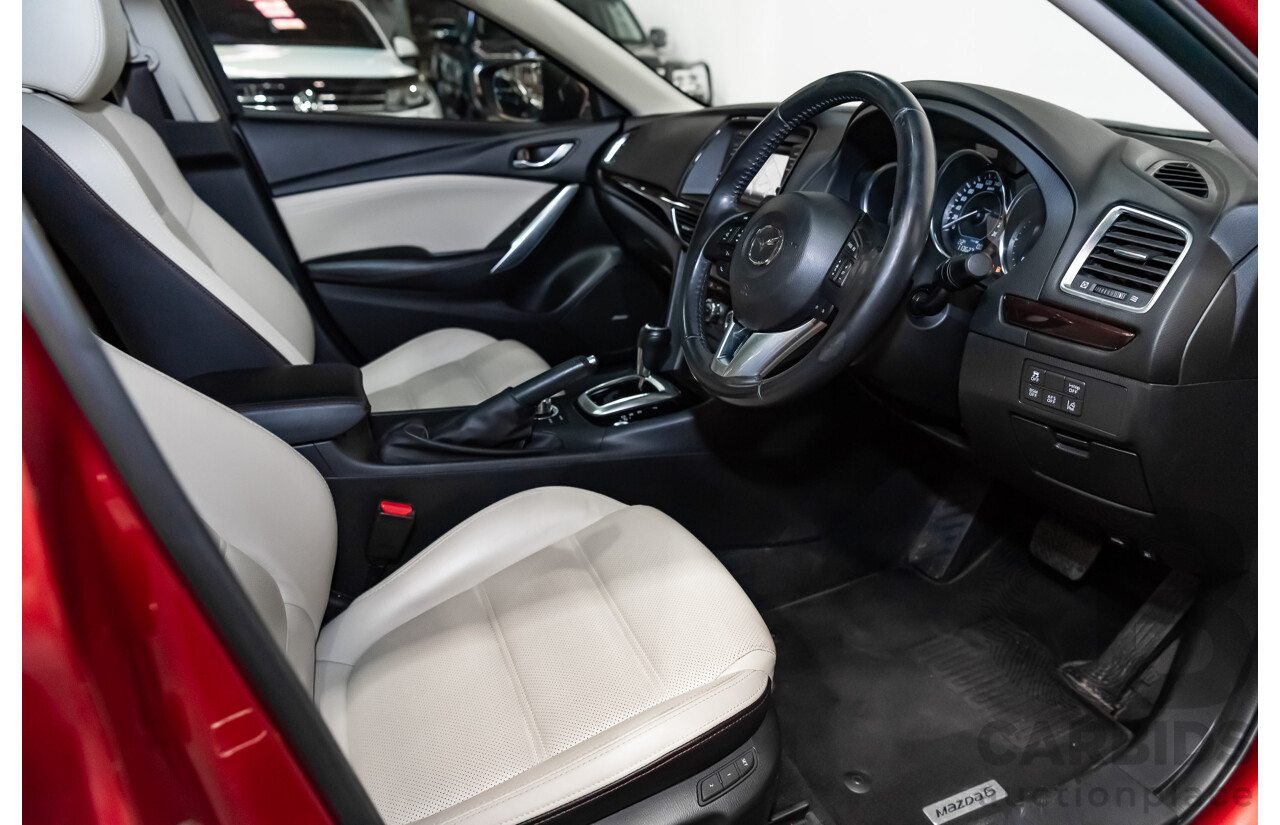 6/2013 Mazda 6 Atenza 6C 4d Sedan Soul Red Metallic Turbo Diesel 2.2L