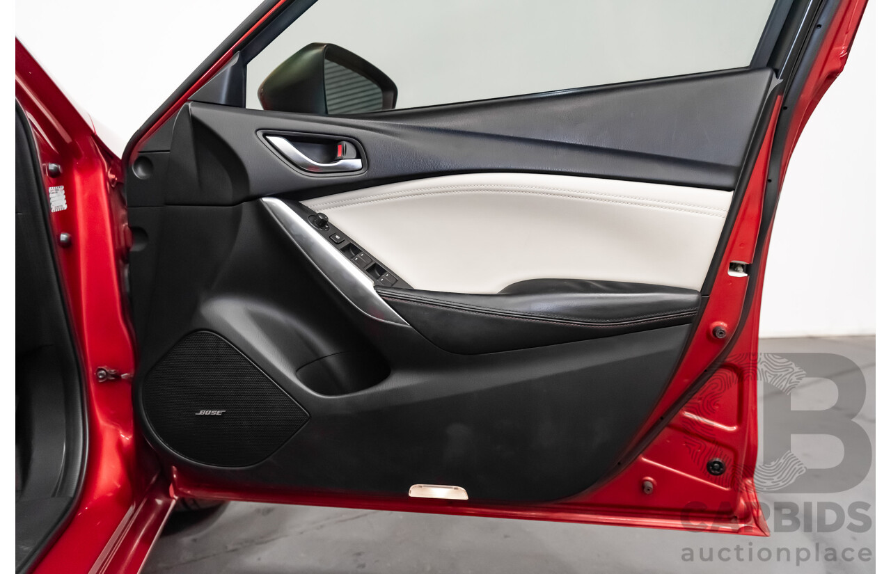 6/2013 Mazda 6 Atenza 6C 4d Sedan Soul Red Metallic Turbo Diesel 2.2L