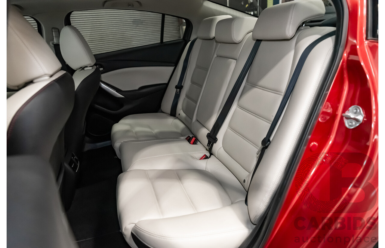 6/2013 Mazda 6 Atenza 6C 4d Sedan Soul Red Metallic Turbo Diesel 2.2L