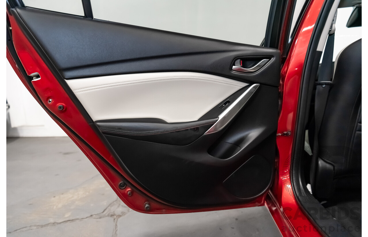 6/2013 Mazda 6 Atenza 6C 4d Sedan Soul Red Metallic Turbo Diesel 2.2L