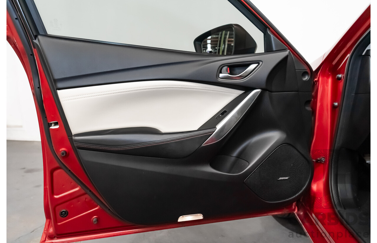 6/2013 Mazda 6 Atenza 6C 4d Sedan Soul Red Metallic Turbo Diesel 2.2L