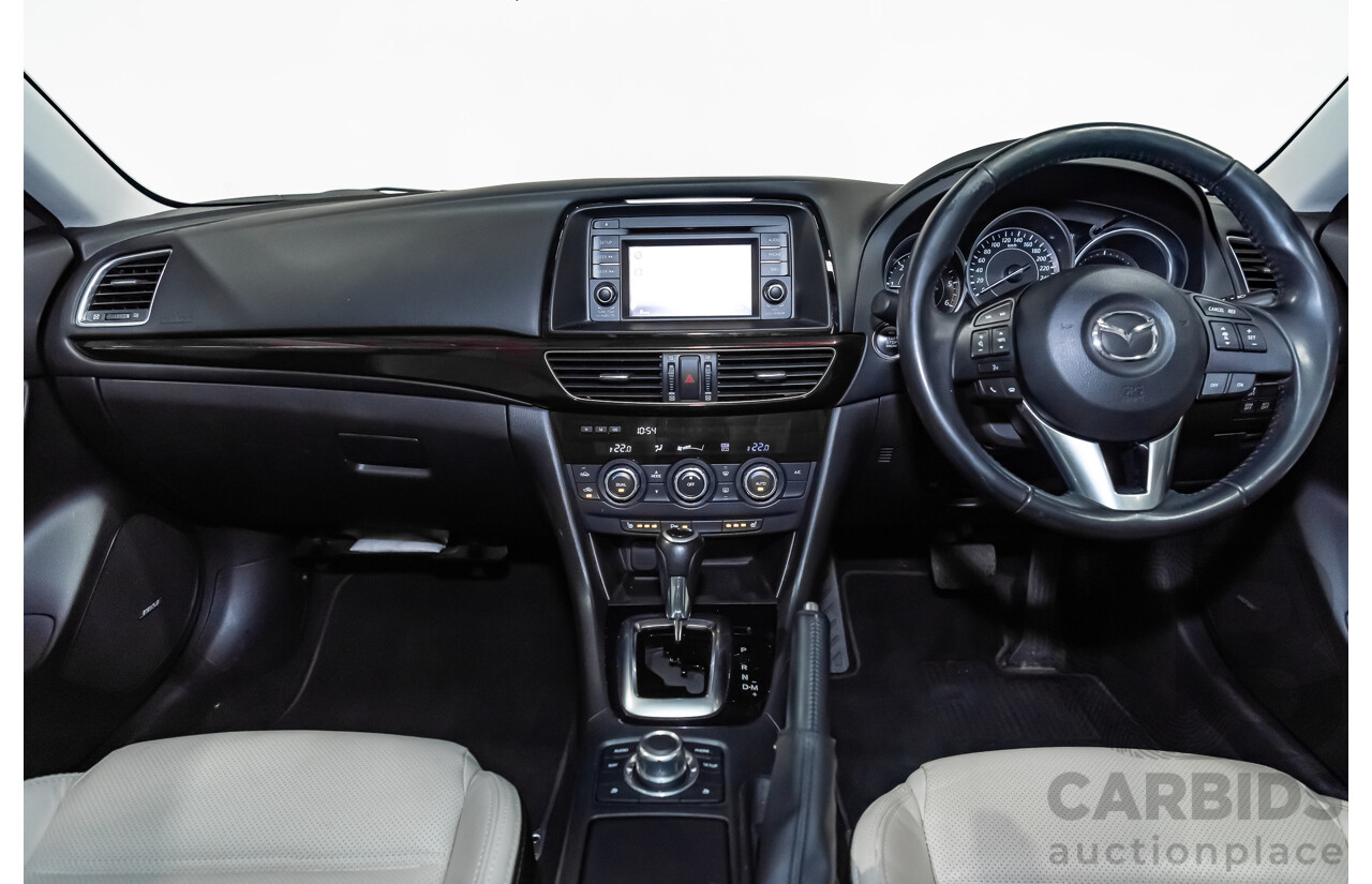 6/2013 Mazda 6 Atenza 6C 4d Sedan Soul Red Metallic Turbo Diesel 2.2L