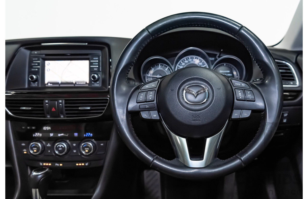 6/2013 Mazda 6 Atenza 6C 4d Sedan Soul Red Metallic Turbo Diesel 2.2L