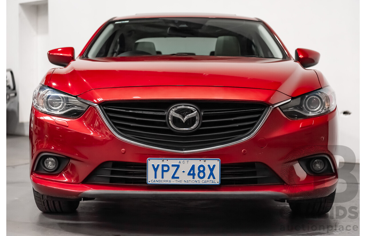 6/2013 Mazda 6 Atenza 6C 4d Sedan Soul Red Metallic Turbo Diesel 2.2L