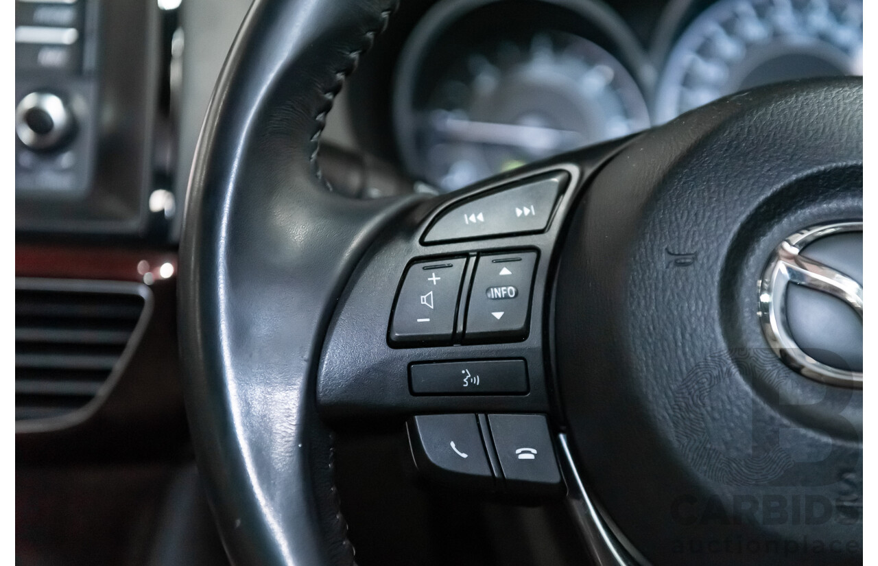 6/2013 Mazda 6 Atenza 6C 4d Sedan Soul Red Metallic Turbo Diesel 2.2L