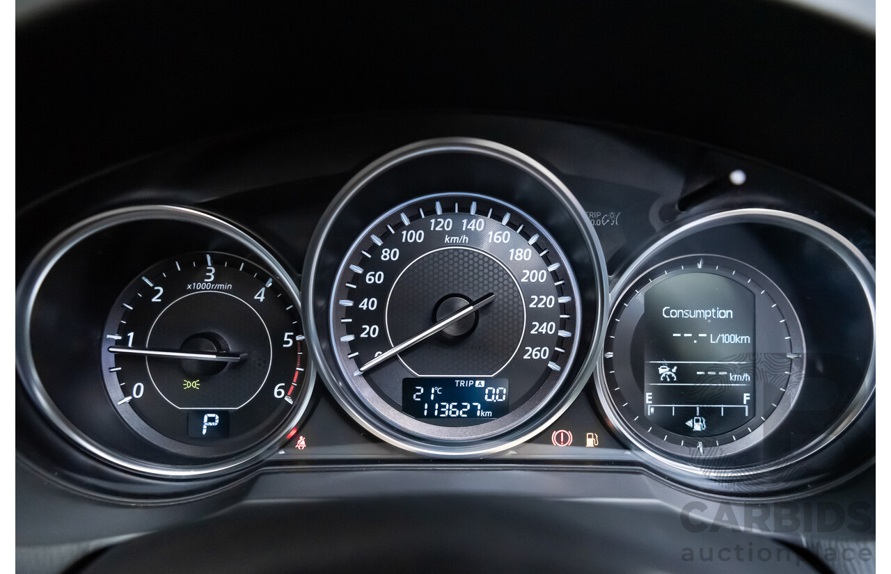 6/2013 Mazda 6 Atenza 6C 4d Sedan Soul Red Metallic Turbo Diesel 2.2L