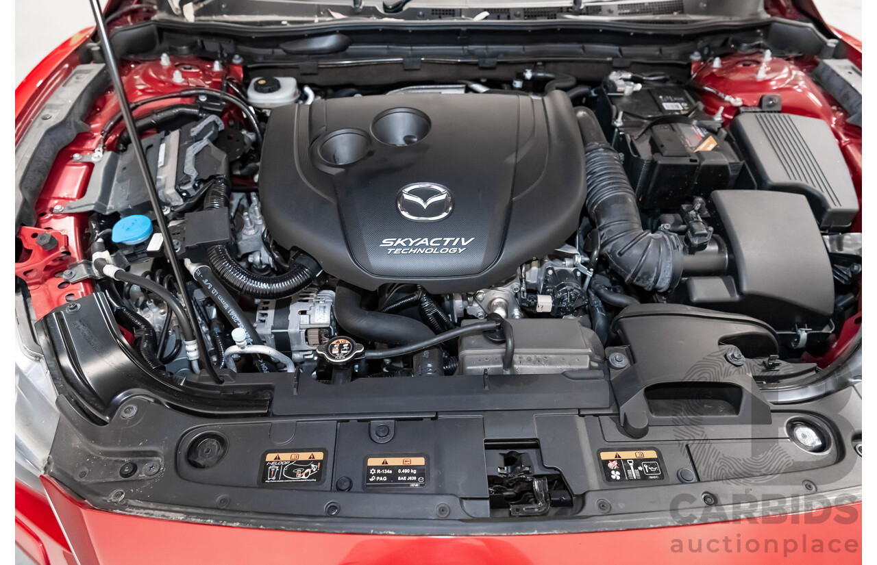 6/2013 Mazda 6 Atenza 6C 4d Sedan Soul Red Metallic Turbo Diesel 2.2L