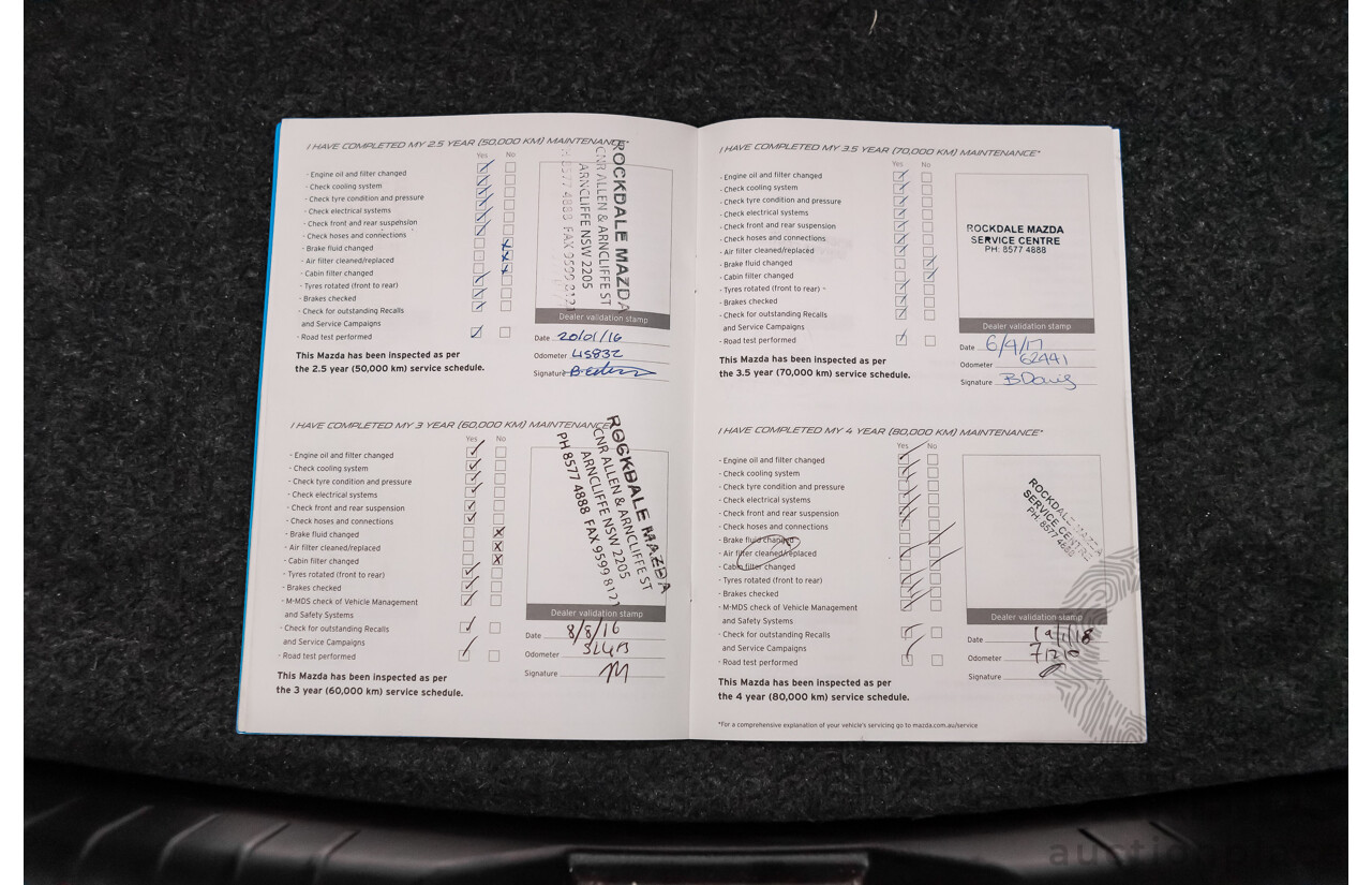 6/2013 Mazda 6 Atenza 6C 4d Sedan Soul Red Metallic Turbo Diesel 2.2L