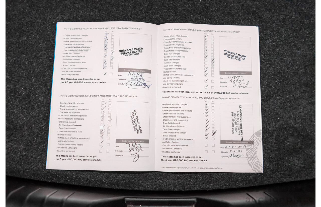 6/2013 Mazda 6 Atenza 6C 4d Sedan Soul Red Metallic Turbo Diesel 2.2L