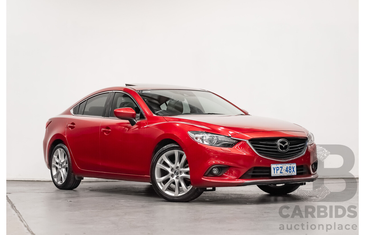 6/2013 Mazda 6 Atenza 6C 4d Sedan Soul Red Metallic Turbo Diesel 2.2L