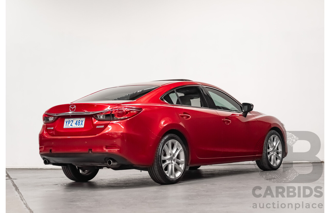 6/2013 Mazda 6 Atenza 6C 4d Sedan Soul Red Metallic Turbo Diesel 2.2L