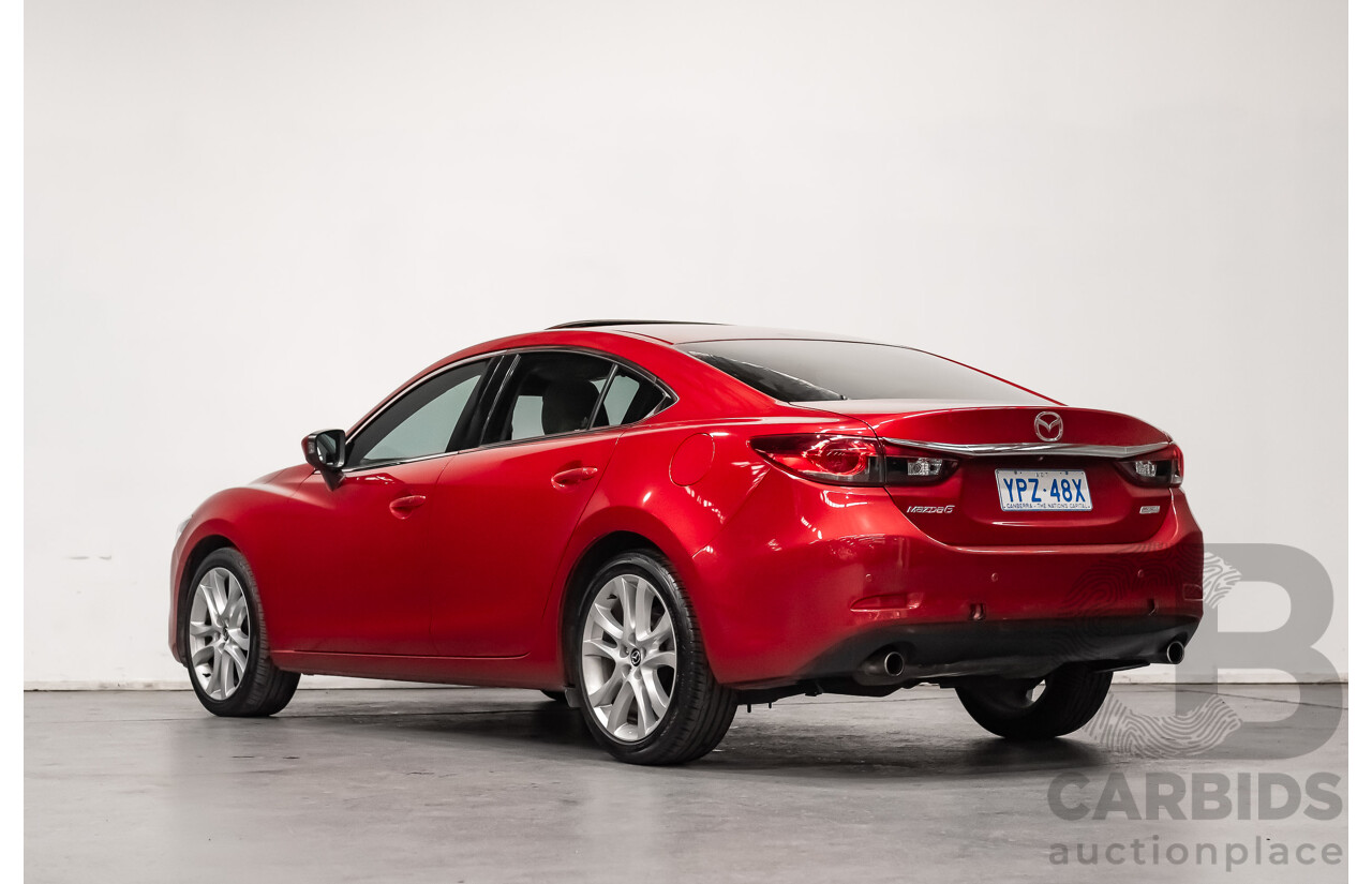 6/2013 Mazda 6 Atenza 6C 4d Sedan Soul Red Metallic Turbo Diesel 2.2L