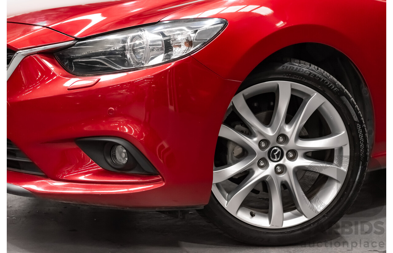 6/2013 Mazda 6 Atenza 6C 4d Sedan Soul Red Metallic Turbo Diesel 2.2L