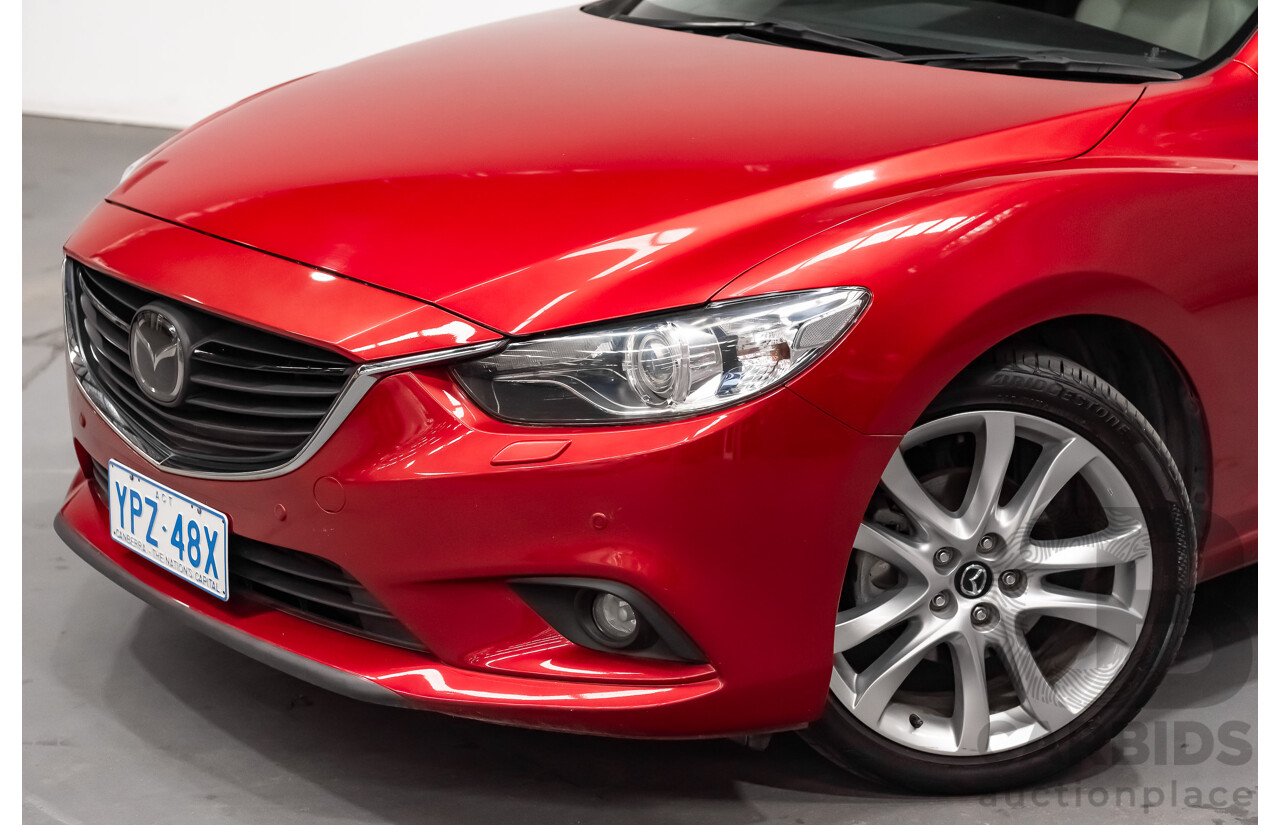 6/2013 Mazda 6 Atenza 6C 4d Sedan Soul Red Metallic Turbo Diesel 2.2L