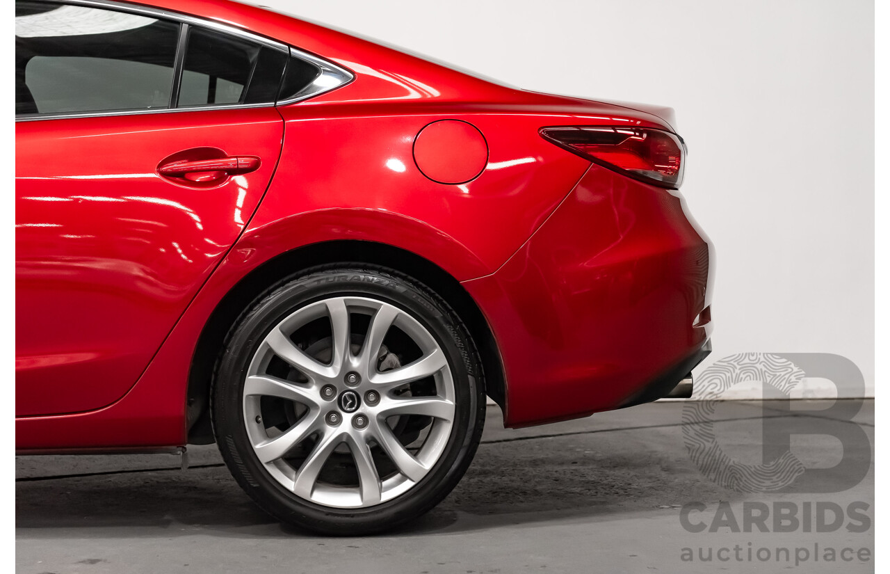 6/2013 Mazda 6 Atenza 6C 4d Sedan Soul Red Metallic Turbo Diesel 2.2L