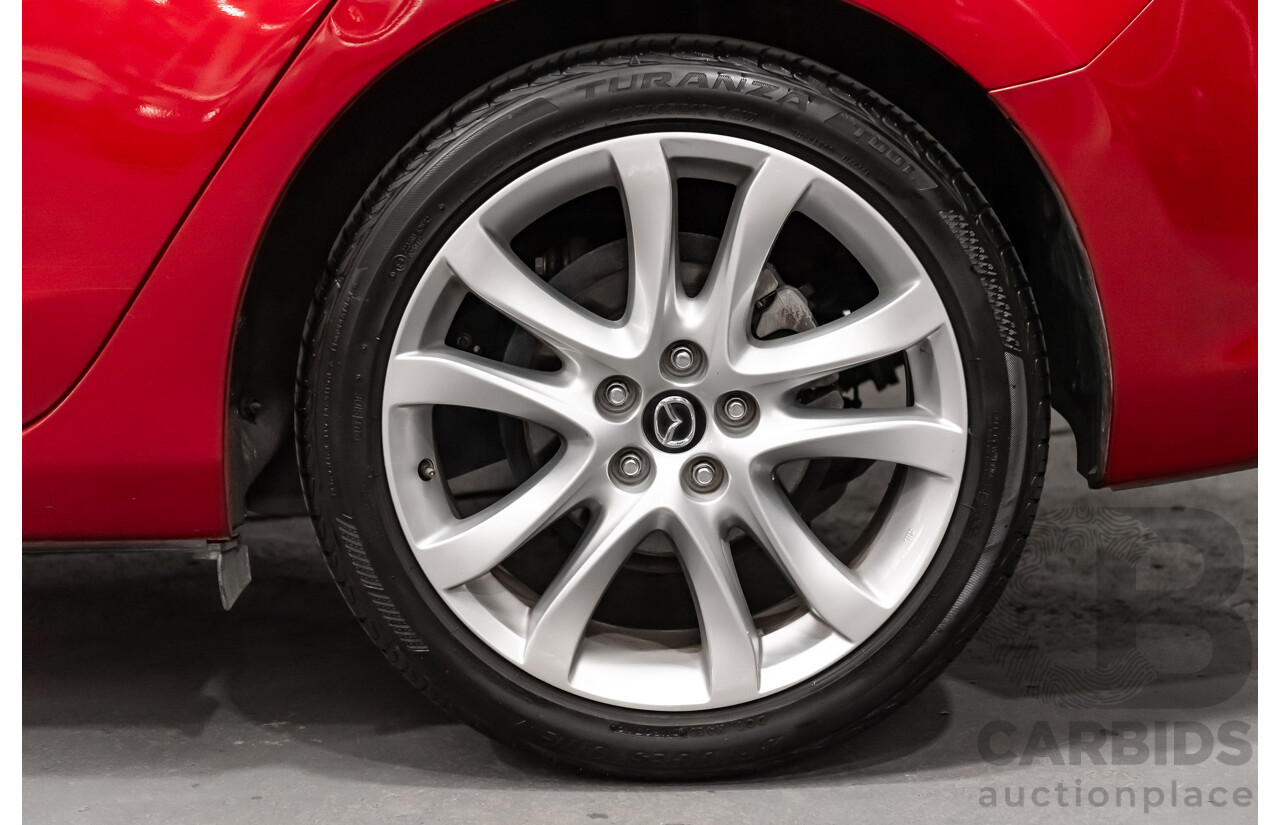 6/2013 Mazda 6 Atenza 6C 4d Sedan Soul Red Metallic Turbo Diesel 2.2L