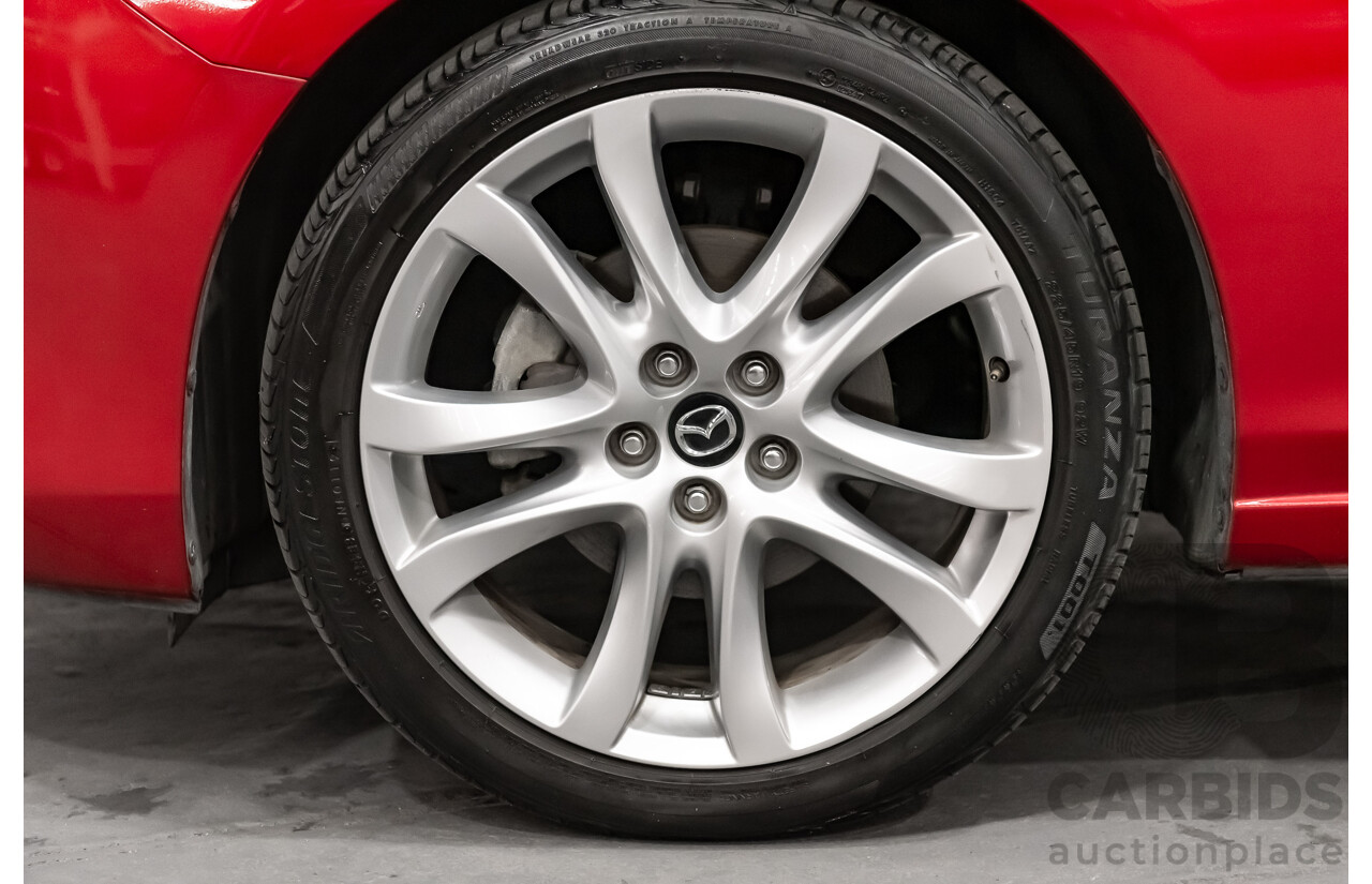 6/2013 Mazda 6 Atenza 6C 4d Sedan Soul Red Metallic Turbo Diesel 2.2L