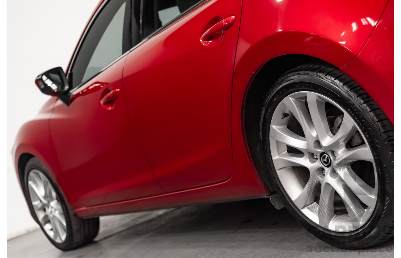 6/2013 Mazda 6 Atenza 6C 4d Sedan Soul Red Metallic Turbo Diesel 2.2L