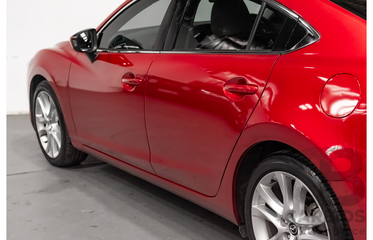 6/2013 Mazda 6 Atenza 6C 4d Sedan Soul Red Metallic Turbo Diesel 2.2L