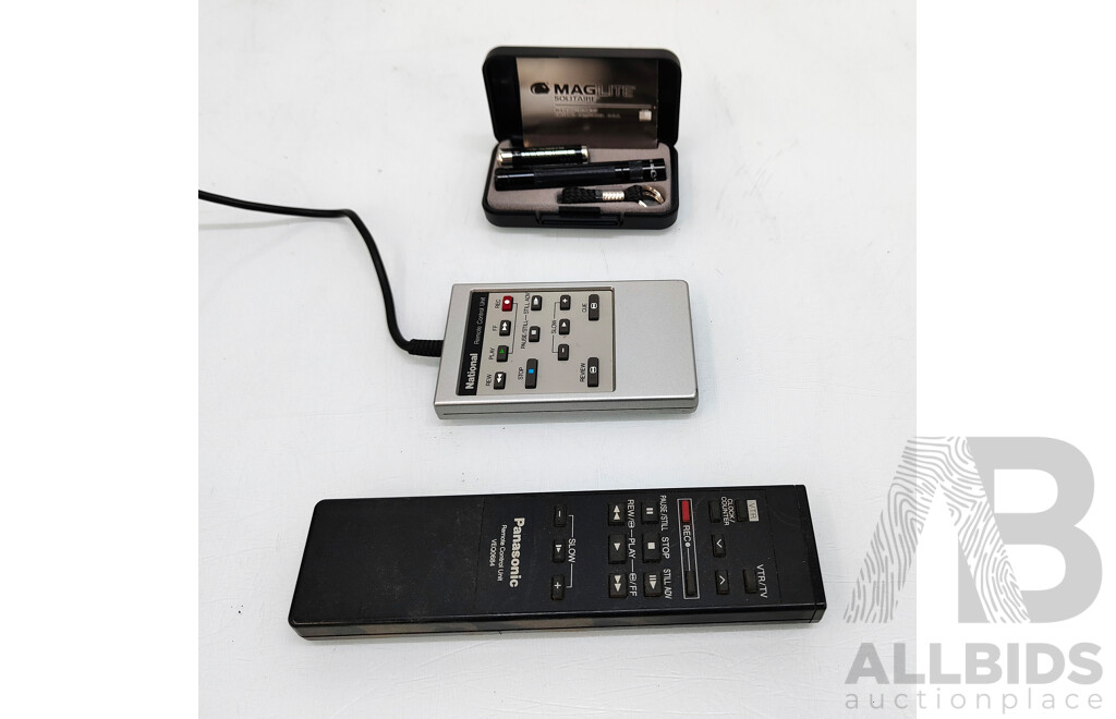 Bulk Lot of Vintage Audio & Visual Equipment, Parts, and Accessories