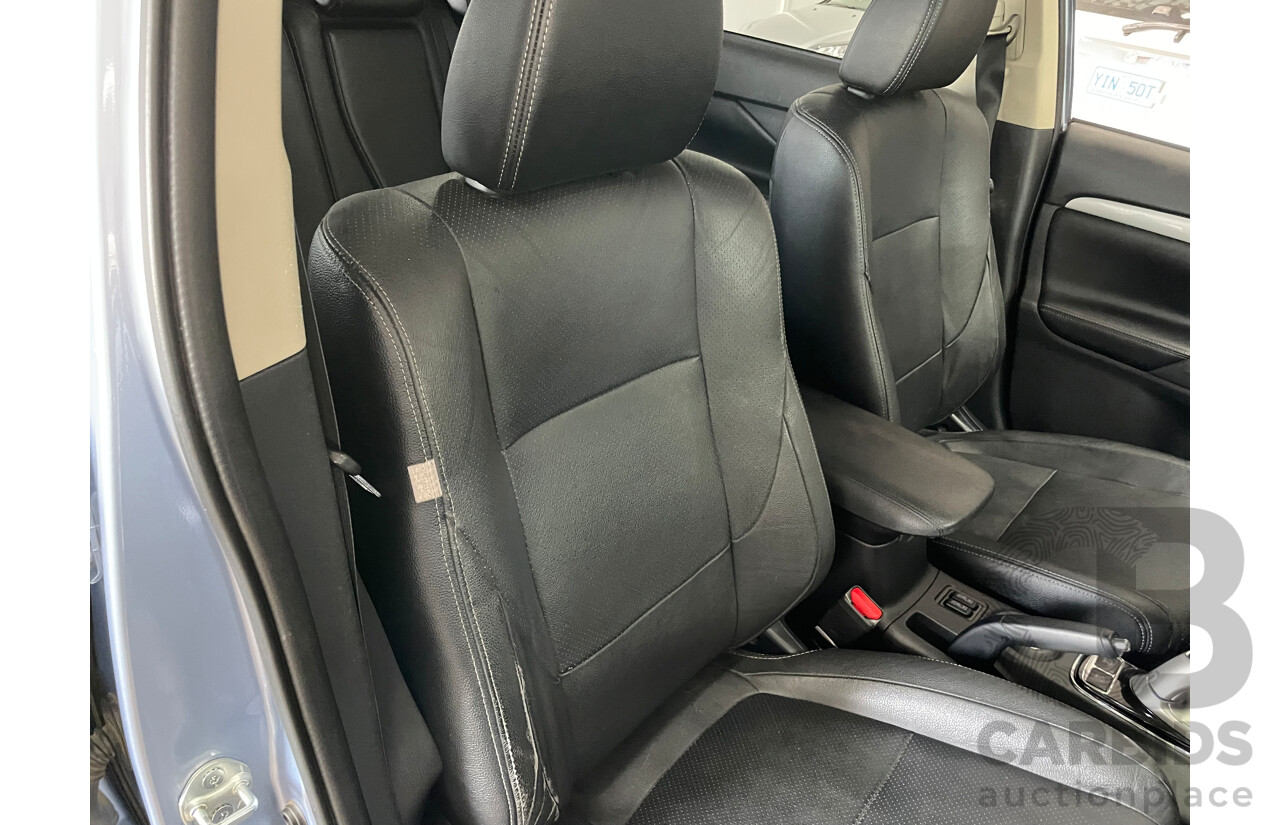 6/2015 Mitsubishi Outlander Aspire PHEV Hybrid ZJ MY14 4d Wagon Blue 2.0L