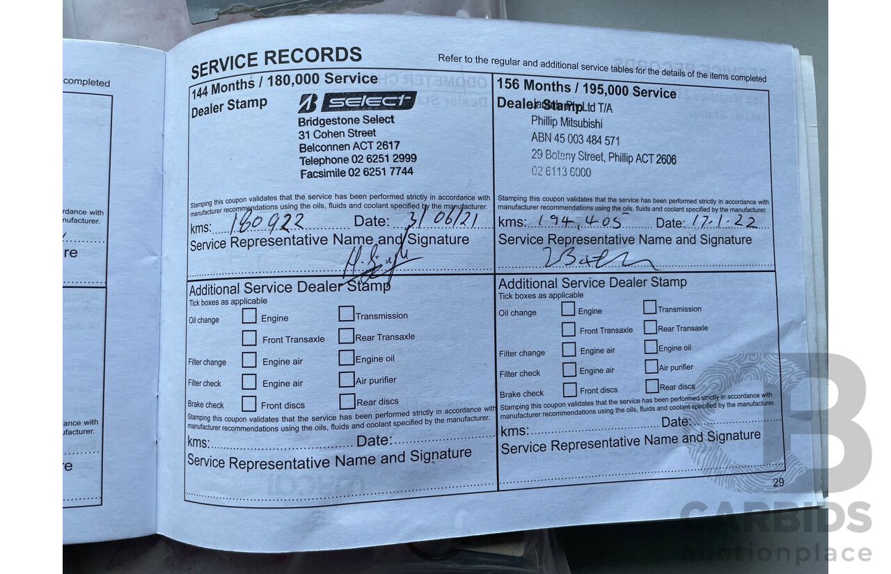 6/2015 Mitsubishi Outlander Aspire PHEV Hybrid ZJ MY14 4d Wagon Blue 2.0L