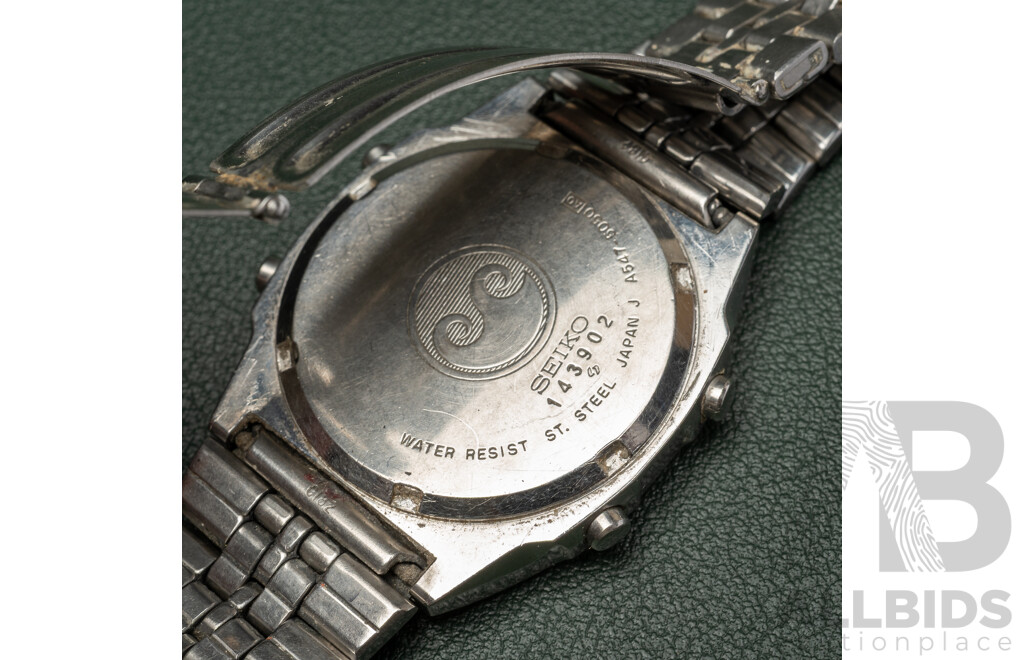 Men's Vintage Seiko Digital Sports 100 Wrist Watch A547-5050 AO