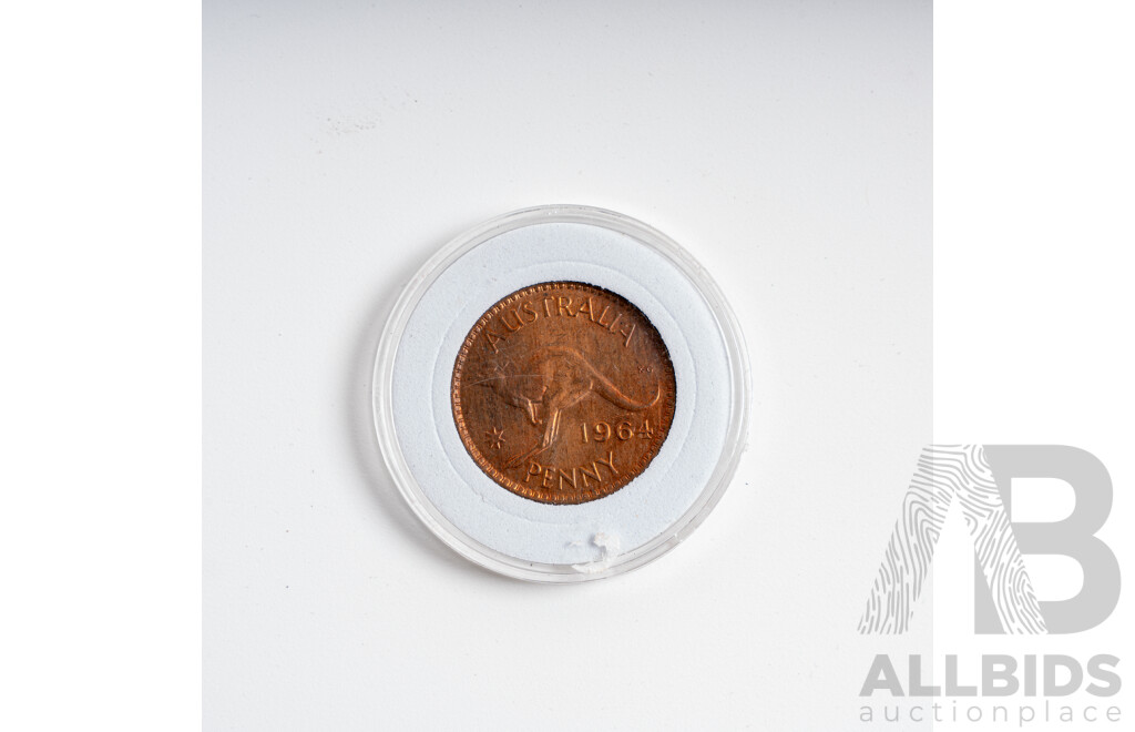 Australian 1964 A/UNC Penny