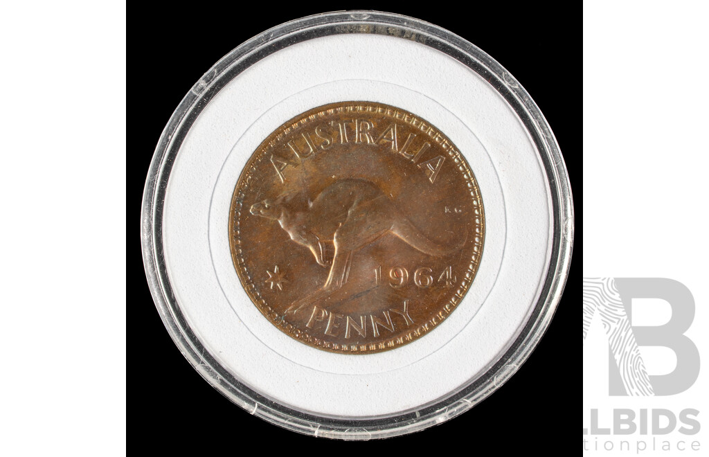 Australian 1964 UNC Penny