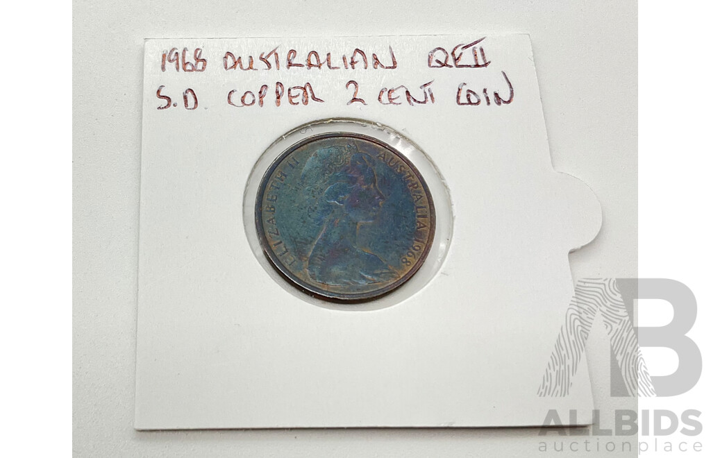 Australian 1968 Two Cent Coin