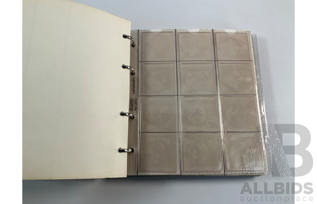 Album of Australian One and Two Cent Coins, Examples Spanning 1966 to 1990 with Vintage International Coins Including Malaysia, Philippines, Netherlands, Switzerland