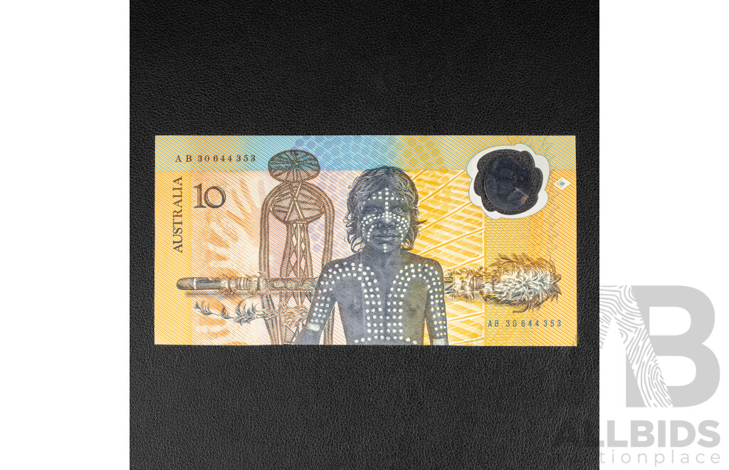 Australian 1988 UNC Ten Dollar Note, Bicentennial Fraser/Evans R310b