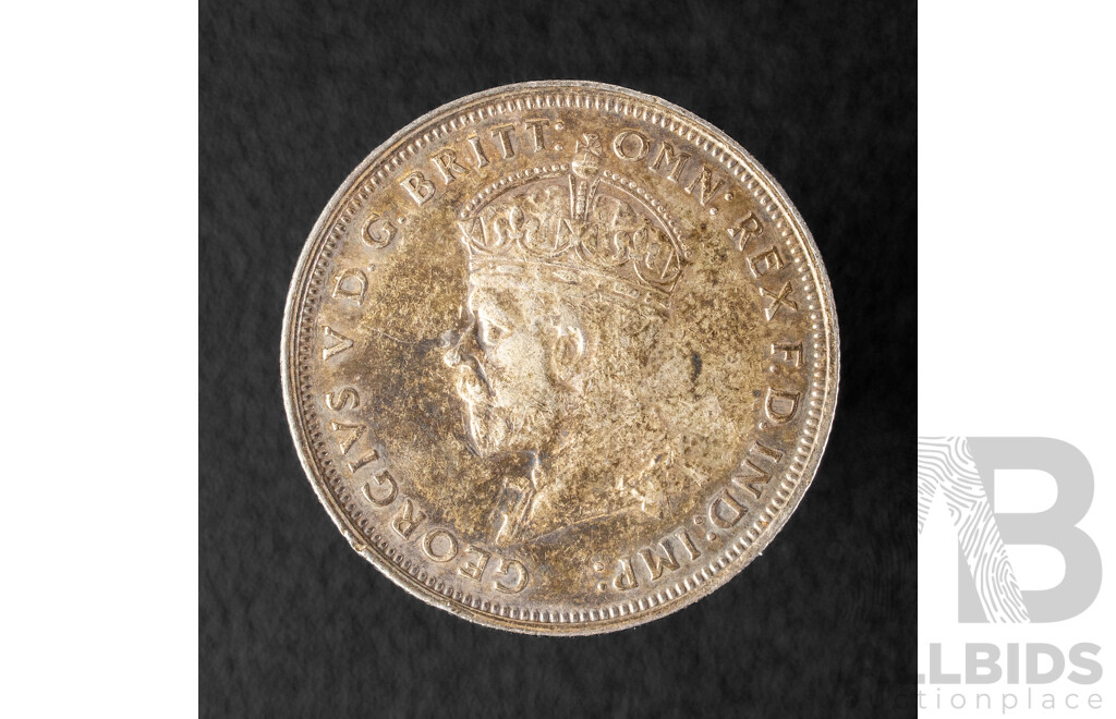 Australian 1927 Silver Florin, Parliament House .925