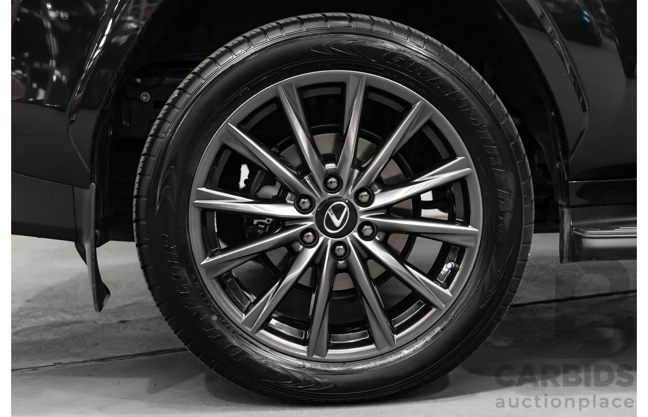 04/2022 Lexus LX600 F-Sport (4x4) MY22 VJA310R 5d Wagon Sapphire Black Metallic Twin Turbo 3.5L