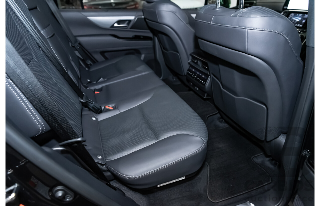 04/2022 Lexus LX600 F-Sport (4x4) MY22 VJA310R 5d Wagon Sapphire Black Metallic Twin Turbo 3.5L